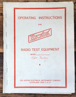 Hickok Model 530 Tube Tester  Owner / Service Manual *Original*