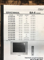 Sony KV-20FS100 -20FV300 -25FV300 -24FV300 TV  Service Manual *Original*