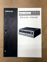 Nikko Model 9095 Receiver Service Manual *Original*