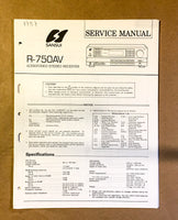 Sansui  R-750AV 750 AV Receiver Service Manual *Original*