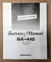 Pioneer SA-410 Stereo Amplifier Service Manual *Original*