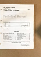 Harman Kardon FL8450 CD Player Service Manual *Original*