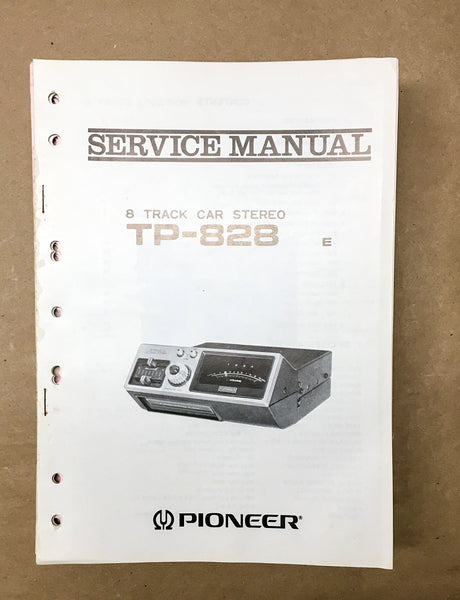 Pioneer TP-828 Car Stereo Service Manual *Original* #1