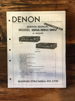 Denon DRA-35V DRA-55V Receiver Service Manual *Original*