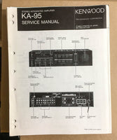 Kenwood KA-95 Amplifier  Service Manual *Original*