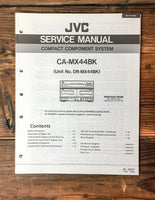 JVC CA-MX44 DR-MX44 BK CA-MX77 MTN  Service Manual *Original*