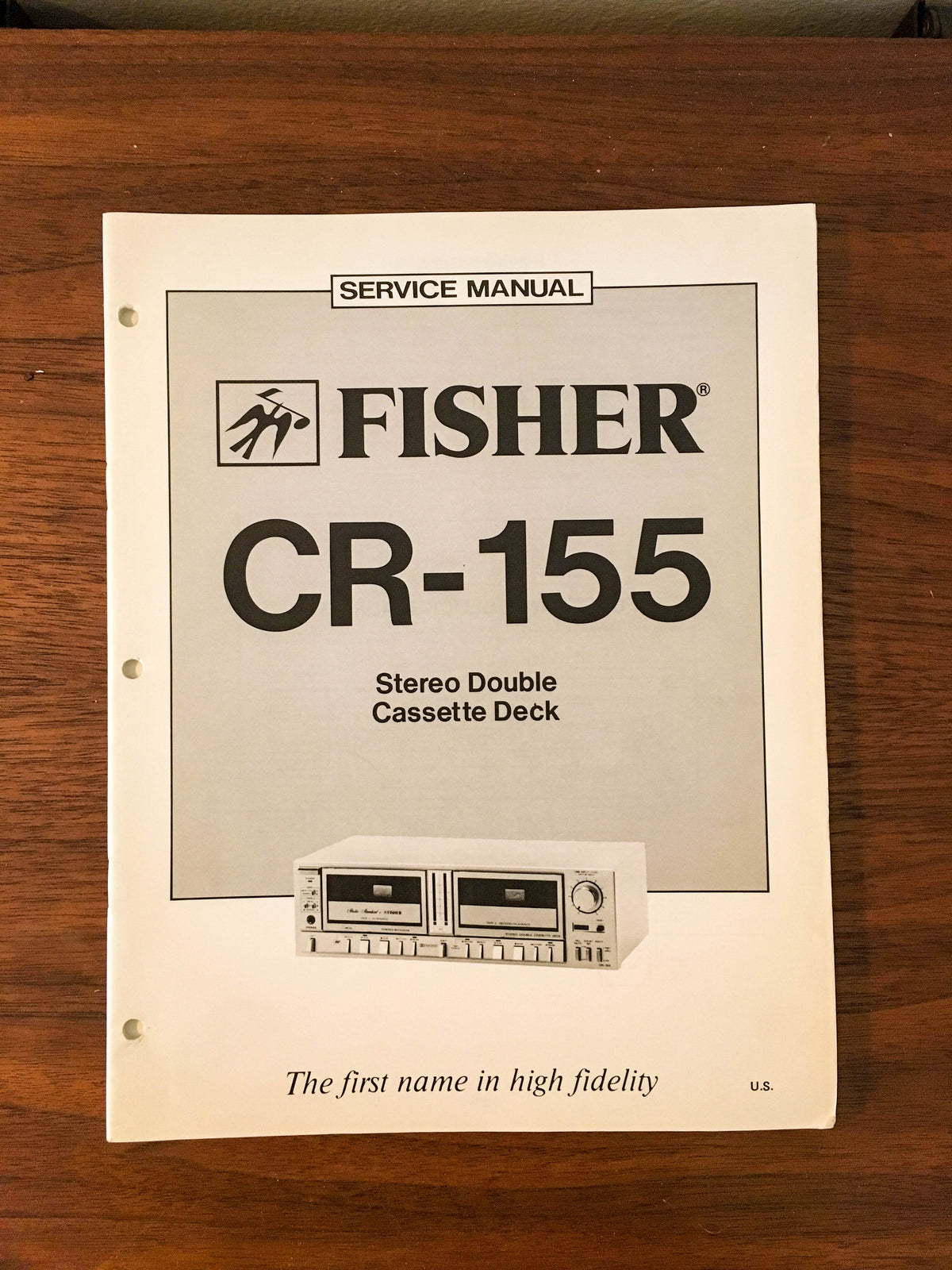 Fisher CR-155 Cassette Service Manual *Original*