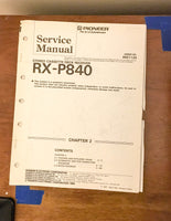 Pioneer RX-P840 Cassette Receiver Service Manual *Original*