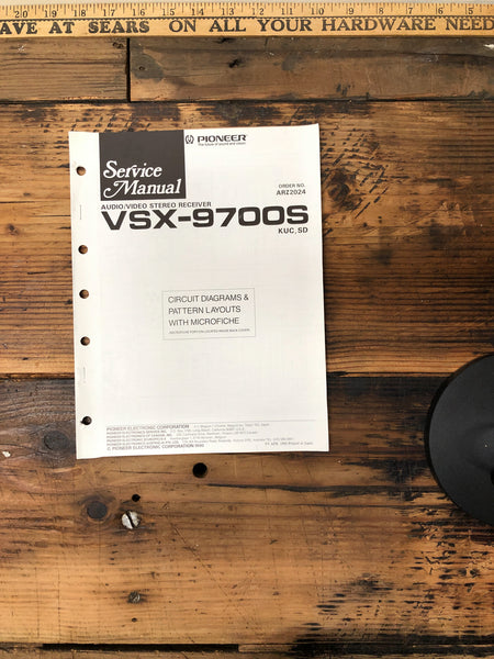 Pioneer VSX-9700S  Receiver Service Manual *Original*