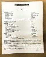 H.H. Scott Model 344  Service Bulletin *Original*