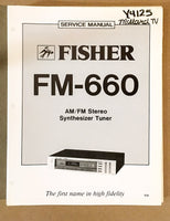 Fisher FM-660 Tuner Service Manual *Original* #2