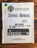 Kenwood KR-6160 Receiver  Service Manual *Original*