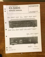 Kenwood KX-5060S CASSETTE DECK  Service Manual *Original*