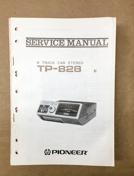 Pioneer TP-828 Car Stereo Service Manual *Original* #2