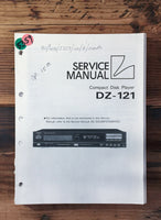 Luxman DZ-121 CD Player Service Manual *Original*