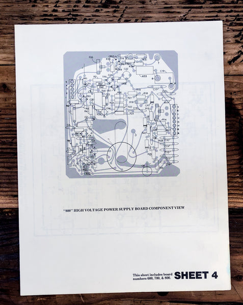 Sencore SC60 Oscilloscope  Dealer Brochure *Original* #4