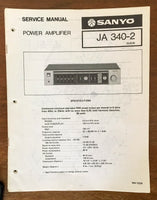 Sanyo JA 340-2 Amplifier Service Manual *Original*
