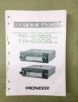 Pioneer TP-6000 Car Stereo Service Manual *Original* #1