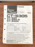 Pioneer CT-S305 CT-225 CT-225-S CT-S405 Cassette Service Manual *Original*