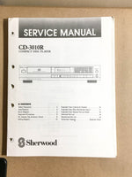 Sherwood CD-3010R   Service Manual *Original*