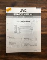 JVC RX-903 RX-903VBK Receiver  Service Manual *Original*