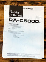 Pioneer RA-C5000 Audio Rack  Service Manual *Original*