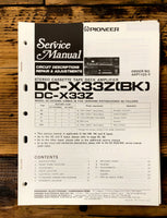 Pioneer DC-X33Z  Stereo  Service Manual *Original*