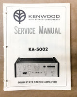 Kenwood KA-5002 Integrated Amplifier Service Manual *Original*