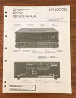 Kenwood C-F5 PREAMP PREAMPLIFIER Service Manual *Original*