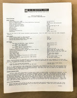 H.H. Scott Model 345  Service Bulletin *Original*