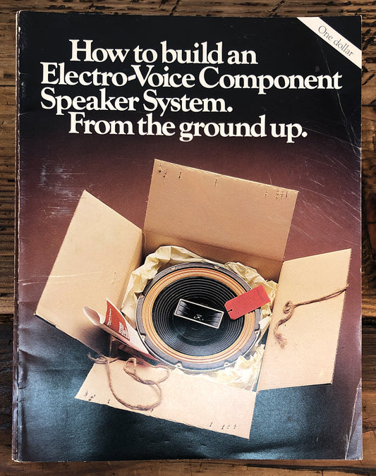 EV / Electro-Voice "How to Build...Speaker" 14pg. T35 T350 SP15A  Brochure Orig