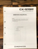 Pioneer CX-121SM Cassette Mechanism  Service Manual *Original*