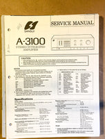 Sansui AU-3100 Amplifier Service Manual *Original*