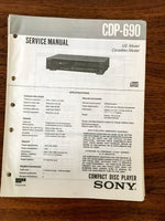 Sony CDP-690  Service Manual *Original*