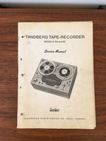 Tandberg Model 62 64 Tape Recorder Service Manual *Original* #2