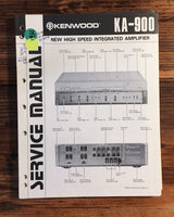 Kenwood KA-900 Amplifier  Service Manual *Original*