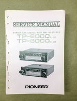 Pioneer TP-6000 Car Stereo Service Manual *Original* #2