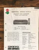 Onkyo DX-C140 DX-C340 CD Player  Service Manual *Original*