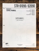 Sony STR-D1090 STR-D2090 Receiver Supp. Service Manual *Original* #1