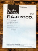 Pioneer RA-C7000 Audio Rack  Service Manual *Original*