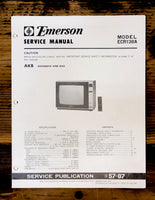 Emerson ECR138A TV  Service Manual *Original*