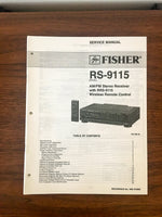 Sharp RS-9115 Receiver Service Manual *Original*