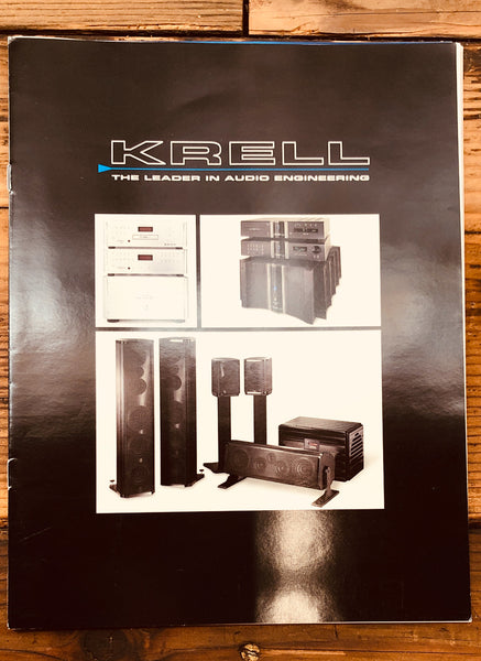 Krell 750Mcx 700CX 400CX KPS KCT KAV Master  7 pg Dealer Brochure  *Original*