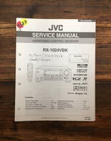 JVC RX-1024 RX-1024VBK Receiver  Service Manual *Original*