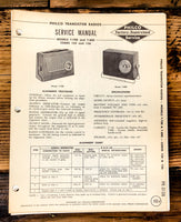Philco Ford T-700 T-800 Radio Service Manual *Original*