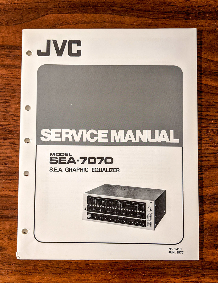 JVC SEA7070 Equalizer Service Manual *Original* Vintage Audio Store