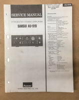 Sansui AU-919 Amplifier Service Manual *Original*