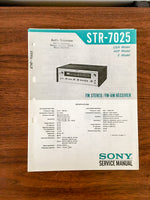 Sony STR-7025 Receiver Service Manual *Original*