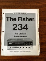 Fisher Model 234 Receiver Service Manual *Original*