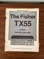 Fisher TX-55 TX55 Tuner Service Manual *Original*